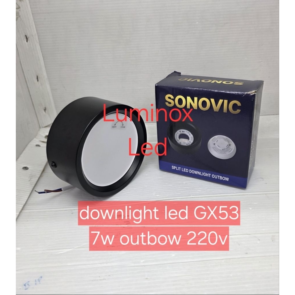 downlight sonovic gx53 led 7watt 7w / lampu ceiling plafon 7w gx53 led outbow inbow 220v