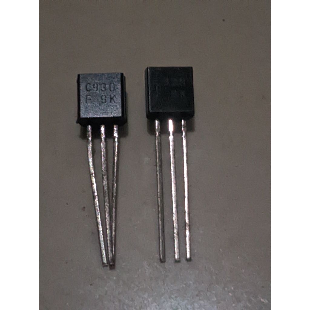C930 2SC930 SANYO Original Bipolar silicone Transistor NPN TO92 NOS