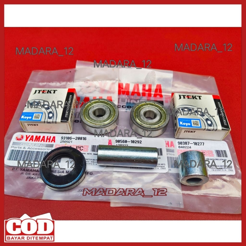 BOSH SEAL BEARING LAHER RODA SET DEPAN YAMAHA JUPITER Z F1ZR FISR FIZR VEGA R OLD LAMA VEGA ZR VEGA 
