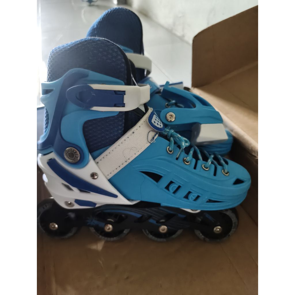 Preloved inline skate sepatu roda lengkap dengan DEKER