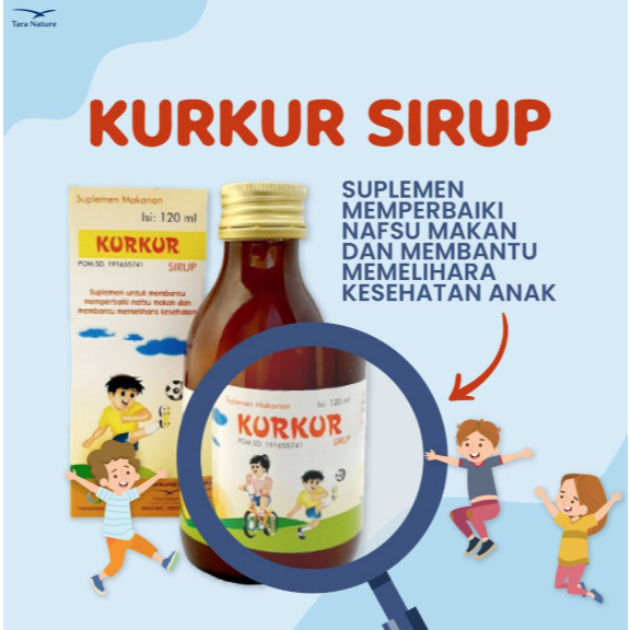 Suplemen Anak Sirup Bantu Anak Sehat & Nafsu Makan Terjaga KURKUR SIRUP