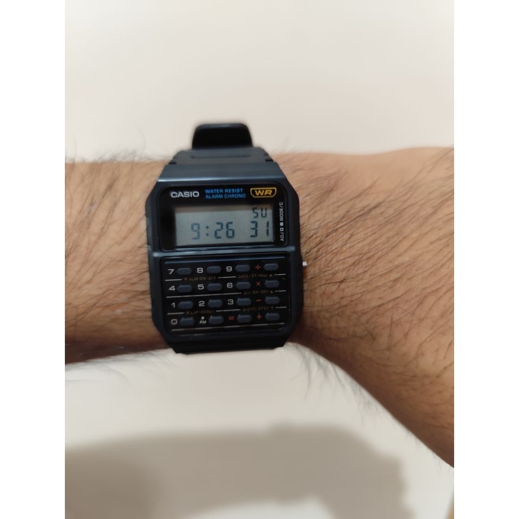Jam Tangan Casio CA-53W-1Z Calculator Watch