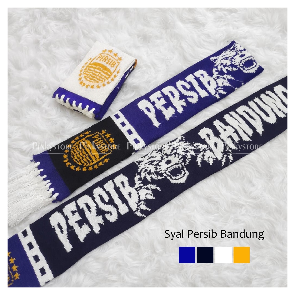 Syal Persib Bandung syal rajut dewasa unisex syal persib bandung juara