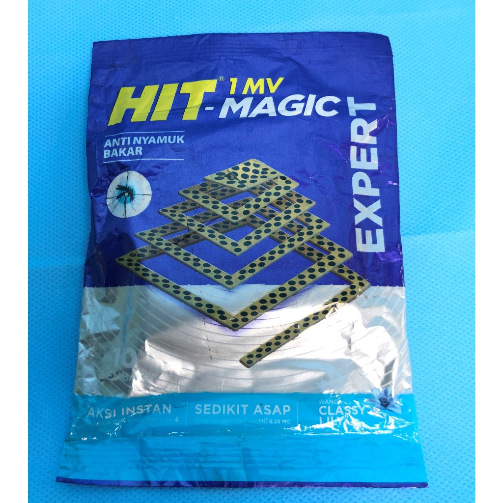 HIT Magic Expert Piramida Obat Nyamuk Bakar Isi 10 Lembar | Anti Nyamuk Aksi Instan Sedikit Asap