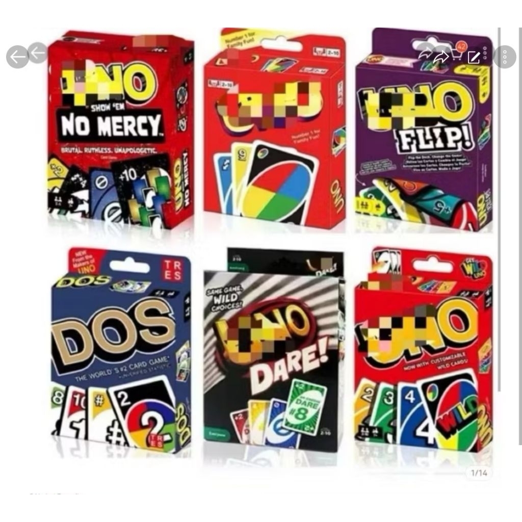 kartu keluarga family game card uno no mercy dos uno flip permainan keluarga card game uno nomercy u