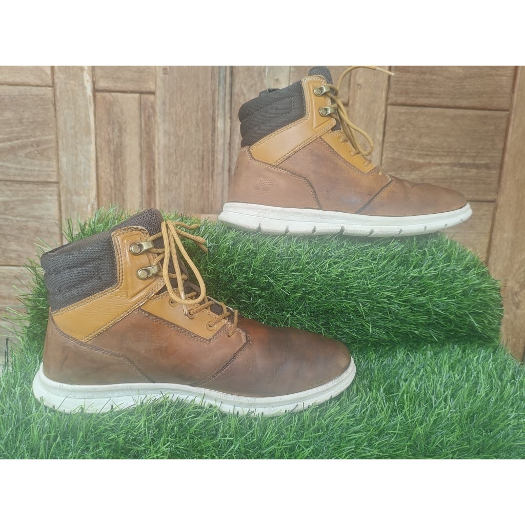 Sepatu Boots Coklat ringan pria keren *41, 5*