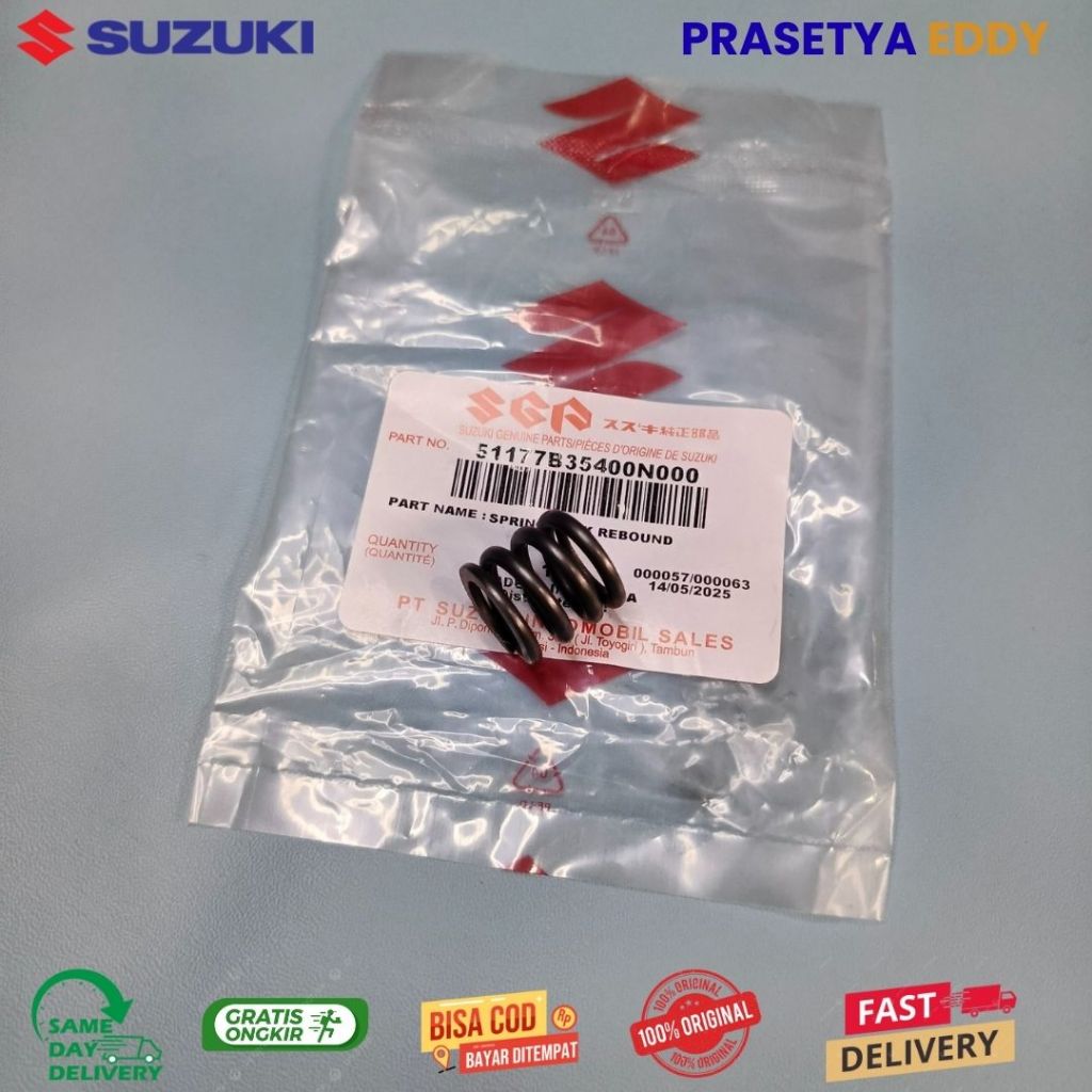 PER REBOUND PER SULING SHOCK DEPAN SUZUKI HAYATE 125 ORIGINAL SGP 51177B35400N000