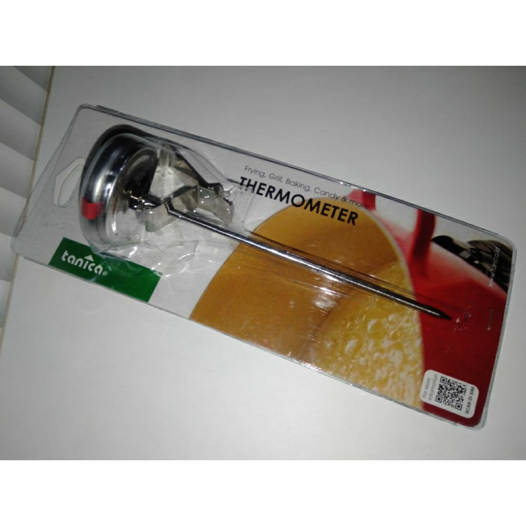 PRELOVED Thermometer Tanica 15 cm Termometer Minyak 300°C Termometer Goreng Makanan