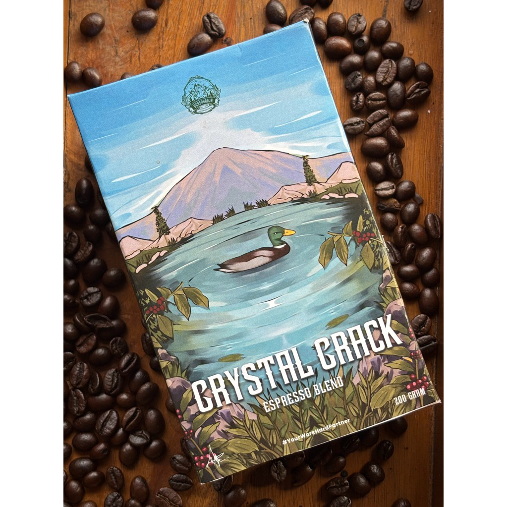 Crystal Crack Espresso Blend, BIJI KOPI ARABICA BLEND LIBERICA