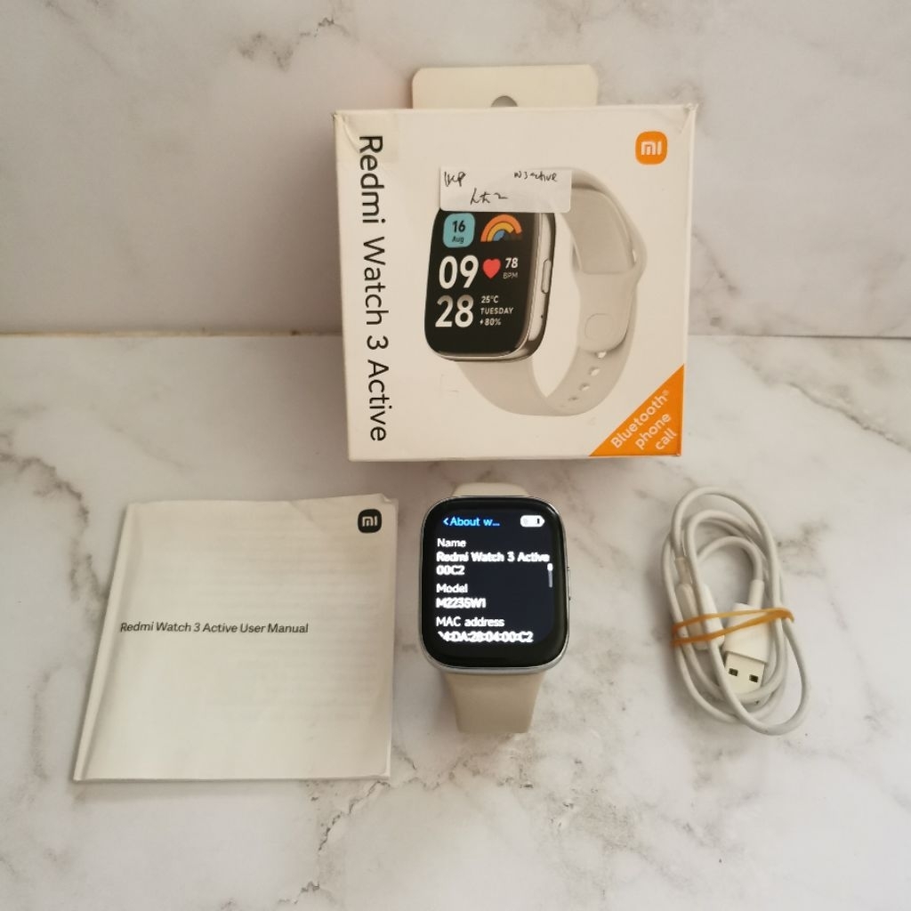 Redmi Watch 3 Active Bekas - Garansi Resmi - second