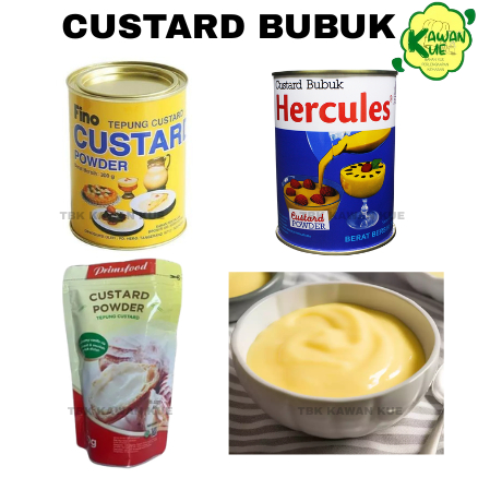 Fino / Herculas Tepung Custard Powder 300gr / Drimsfood Custard 250gr /Tepung Custard/Tepung Vla