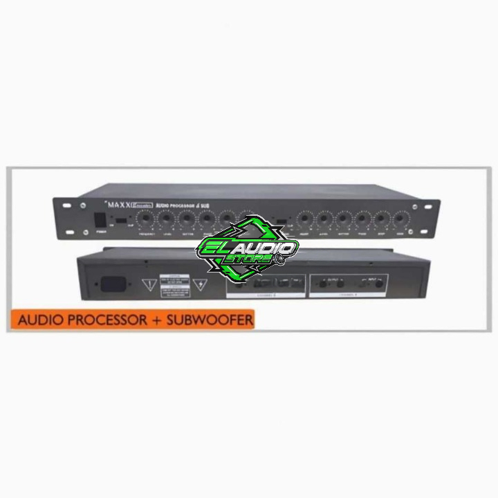 Box AP Audio Processor Prosesor + Subwoofer Bahan Plat Tebal /box audio processor