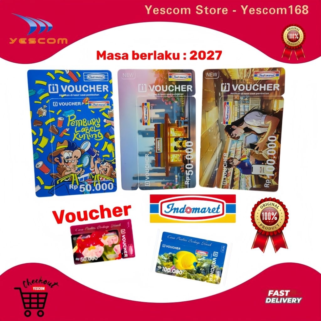 VOUCHER INDOMARET RP 100 RB GIFT HADIAH