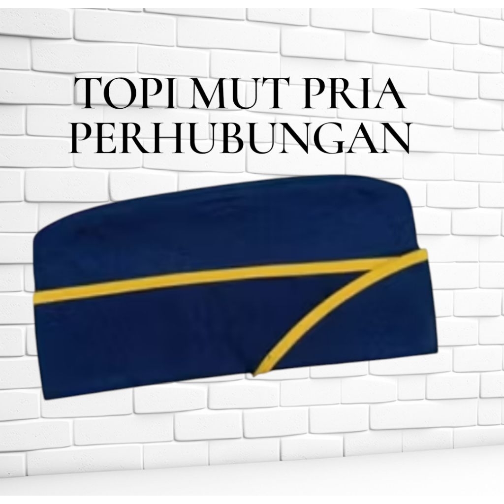 Topi Mud Perhubungan Cowok / Topi Mud Perhubungan Cewek.