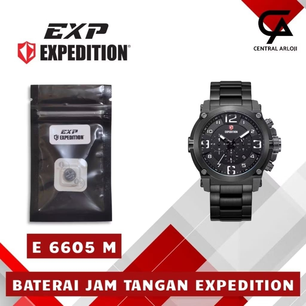 Baterai Jam Tangan Expedition E 6605 M Original