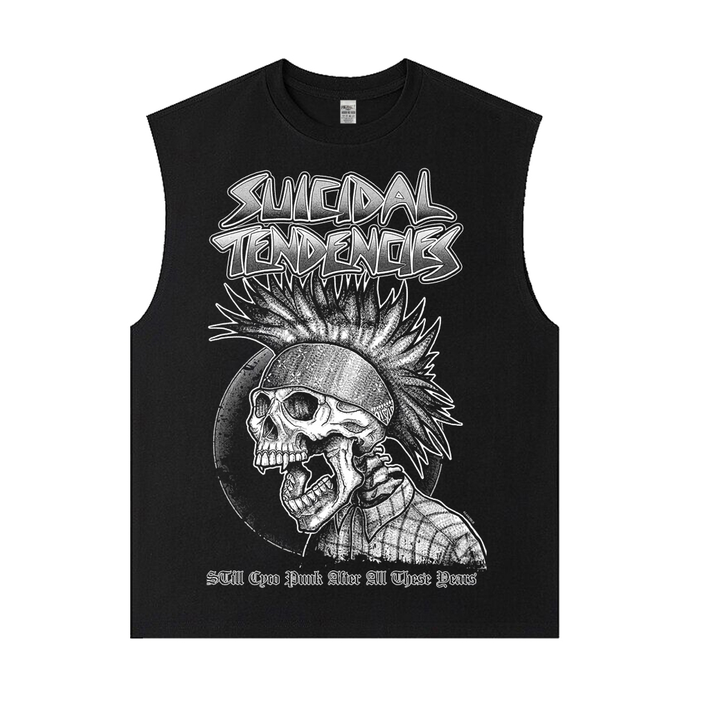 KAOS TANKTOP 24S / SINGLET / KAOS LEKBONG BAND SUICIDAL TENDENCIES PUNK / TANKTOP / LEKBONG