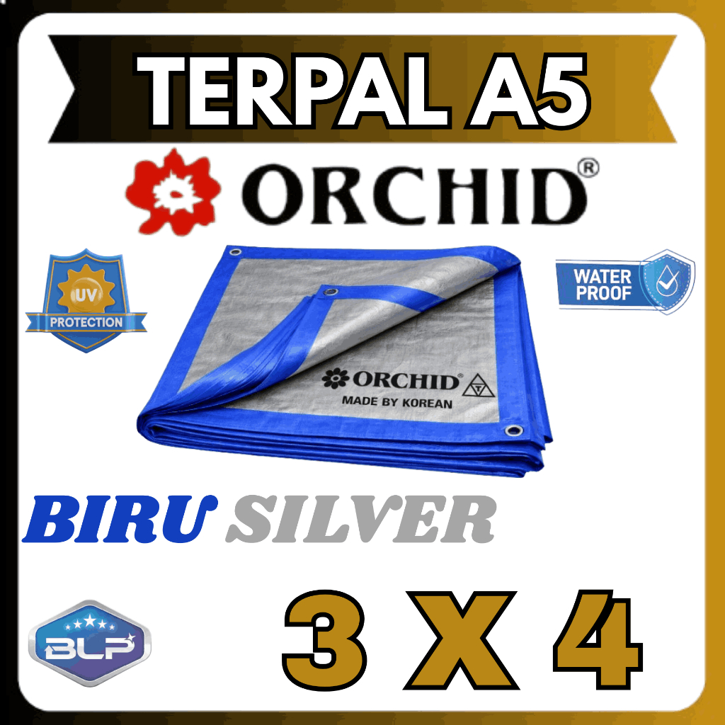 Terpal Orchid A5 Ukuran 3x4