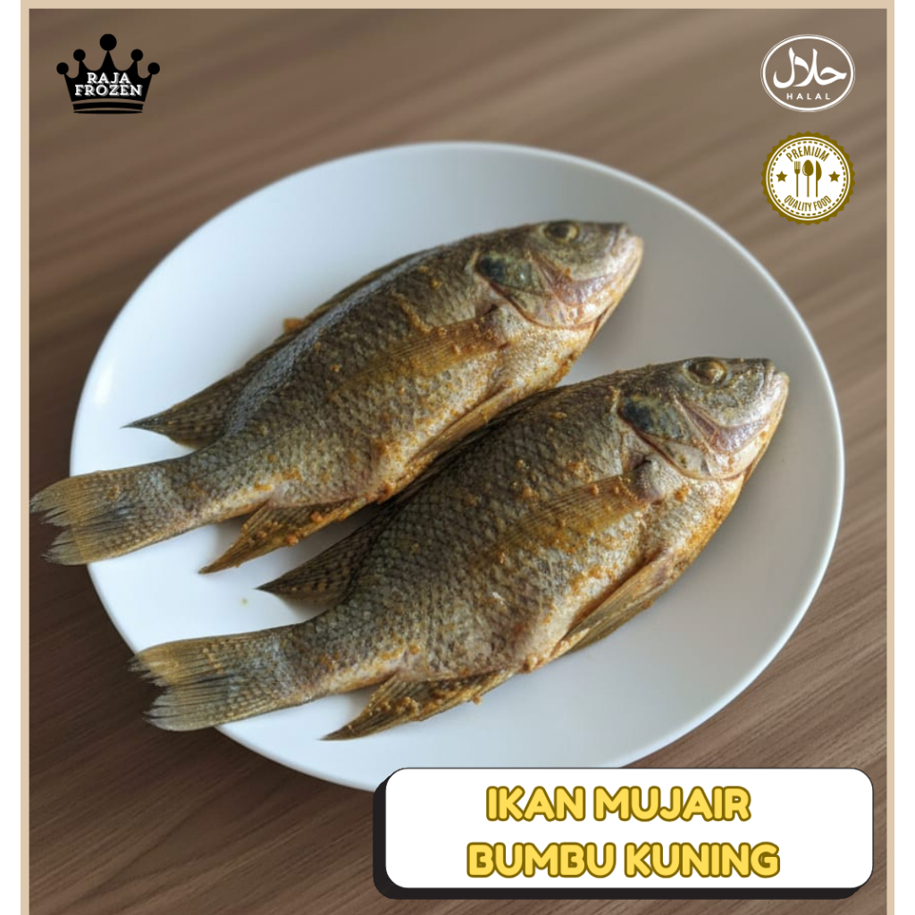 IKAN MUJAIR BUMBU KUNING FROZEN TANPA PENGAWET HALAL