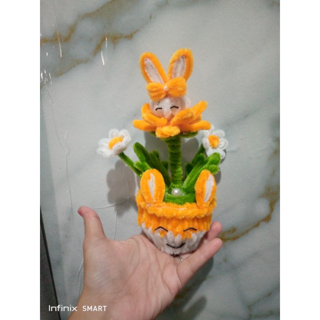 BUNGA Hiasan ruang belajar,hiasan meja kantor.Souvenir