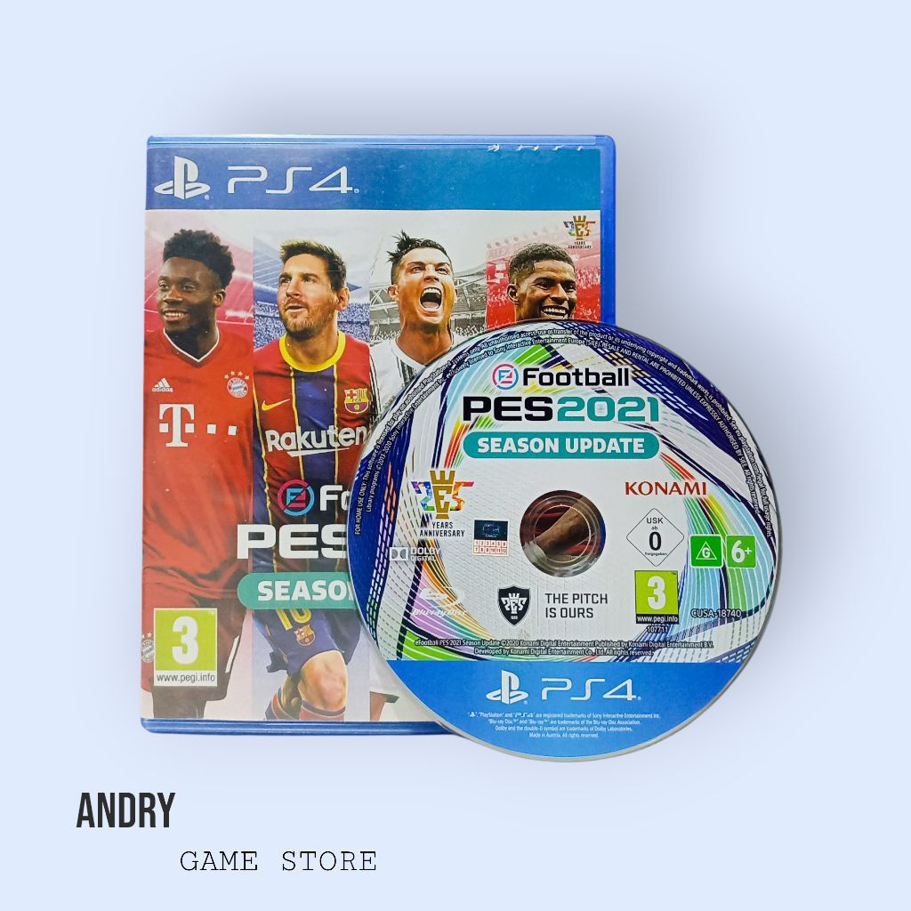 KASET GAME PS4 PES 2021 ORIGINAL SEASON UPDATE FREE OFTION FILE TERBARU SEPTEMBER 2025/2026