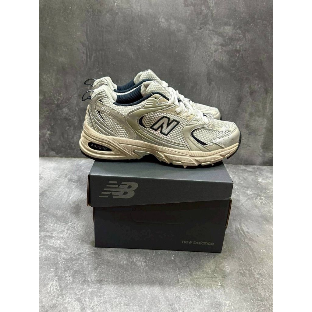 sepatu running pria/wanita nb 530 steel grey