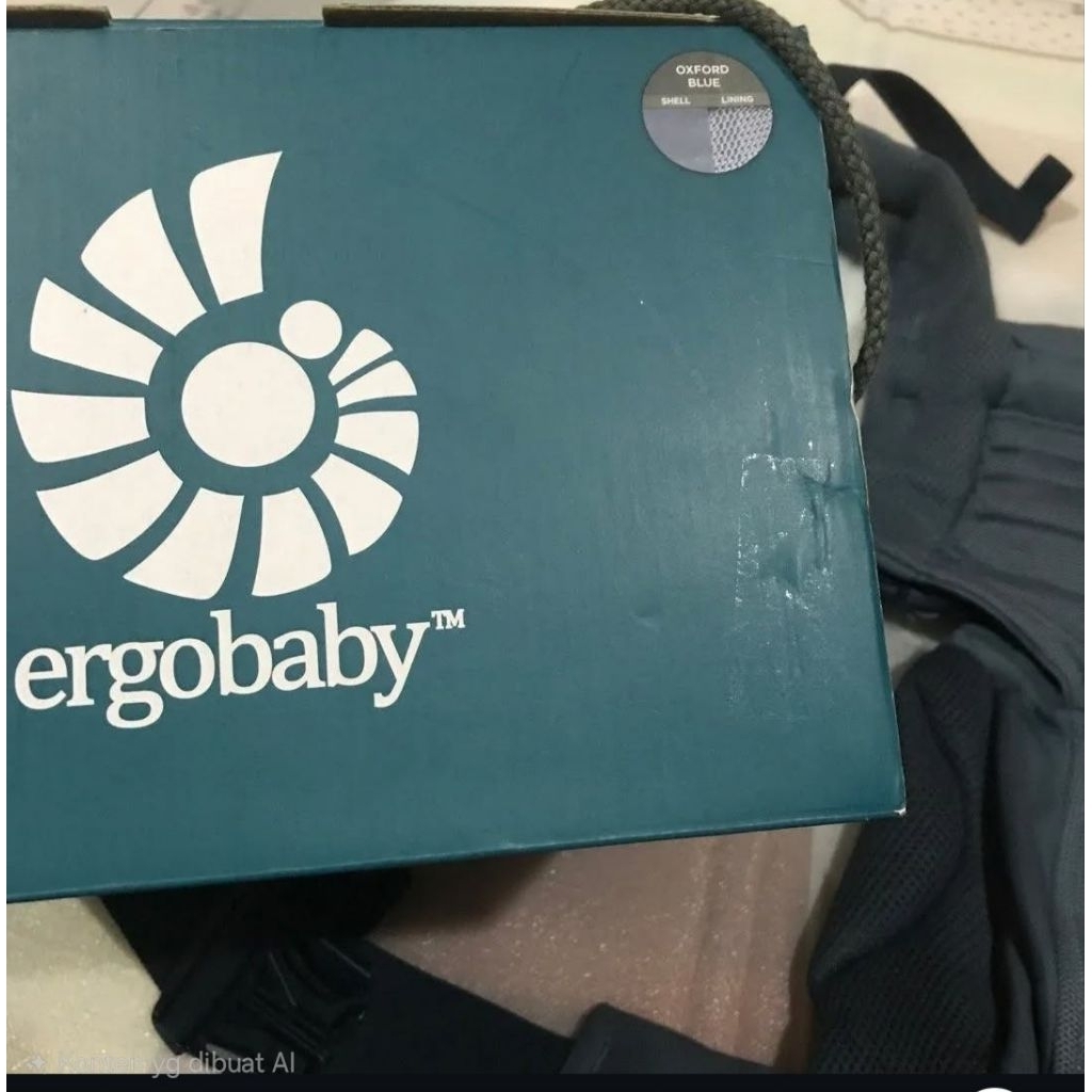 PRELOVED LIKE NEW ERGOBABY OMNI 360 OXFORD BLUE ORI