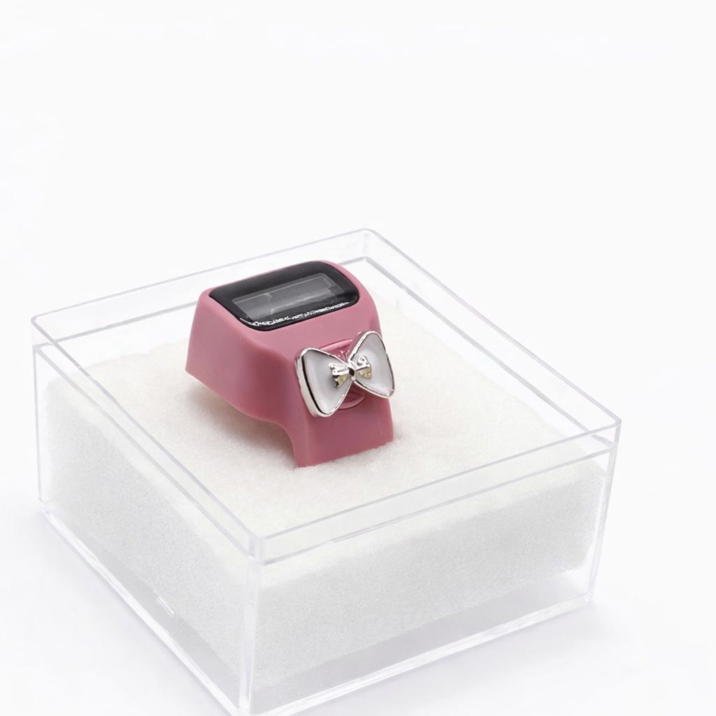 Tasbih Digital Led Ring Motif Pita - Tasbih Led Ring Cantik - tasbih digital led ring aesthetic