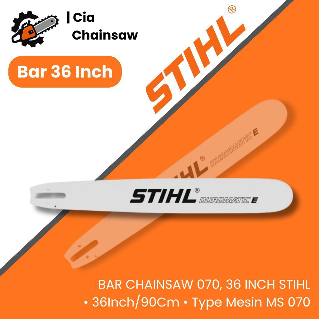 STIHL Bar Chainsaw 36 Inch, Untuk Mesin 070 Chainsaw Besar