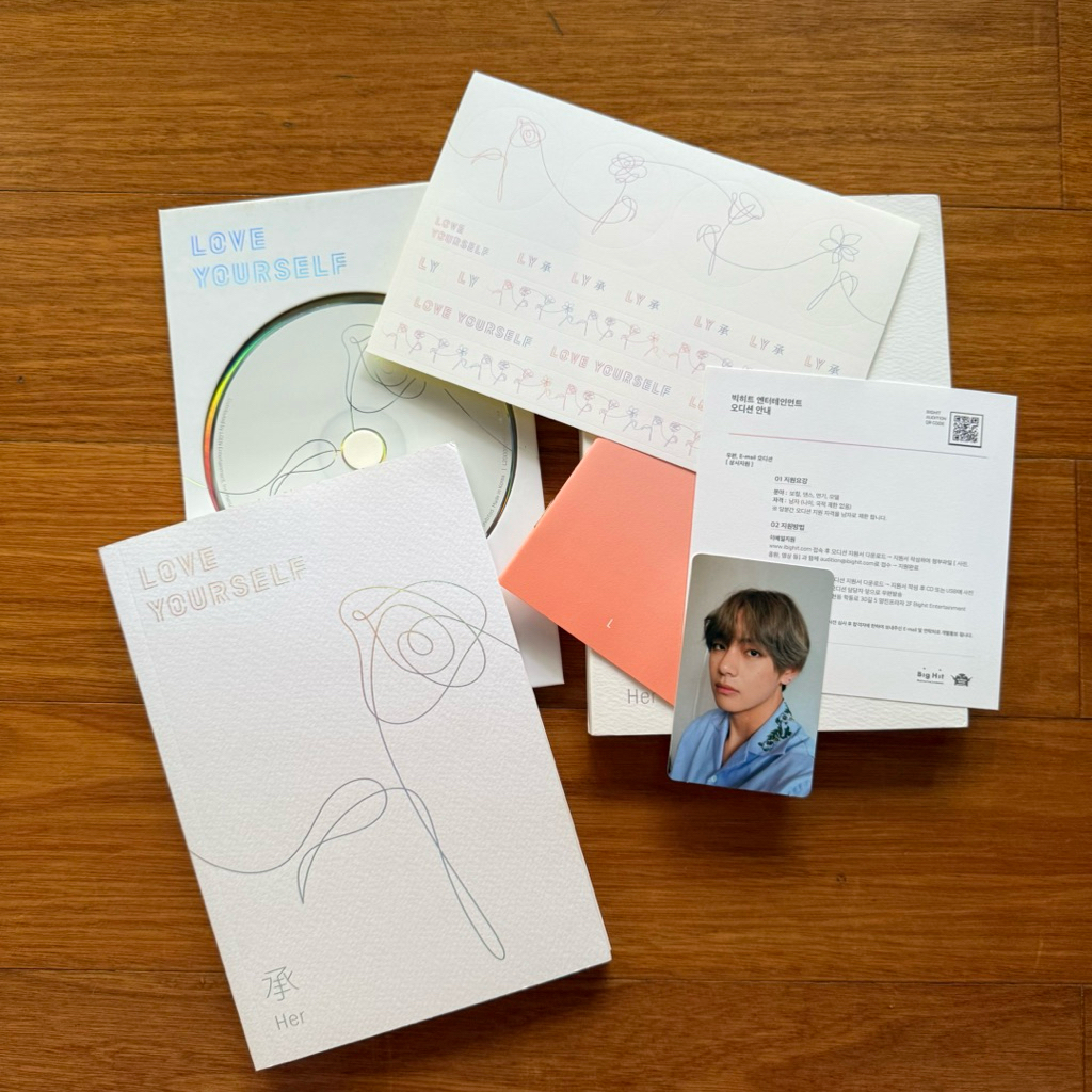 [WTS] BTS ALBUM LOVE YOURSELF - L ver include Taehyung V PC | Album Musik CD DVD Foto Preloved Bookl