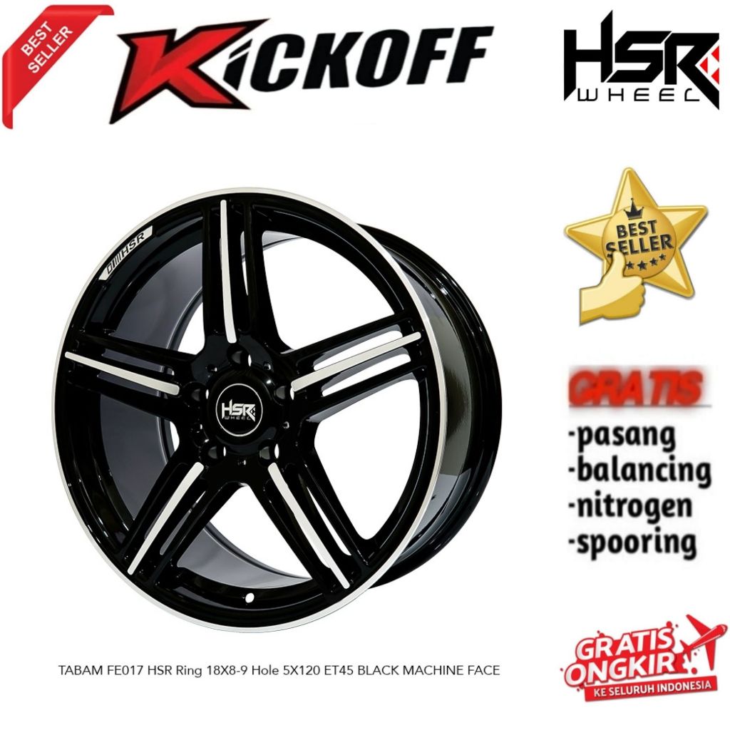 Promo Velg Racing HSR Velg Ring 18 Mobil BMW HSR TABAM FE017