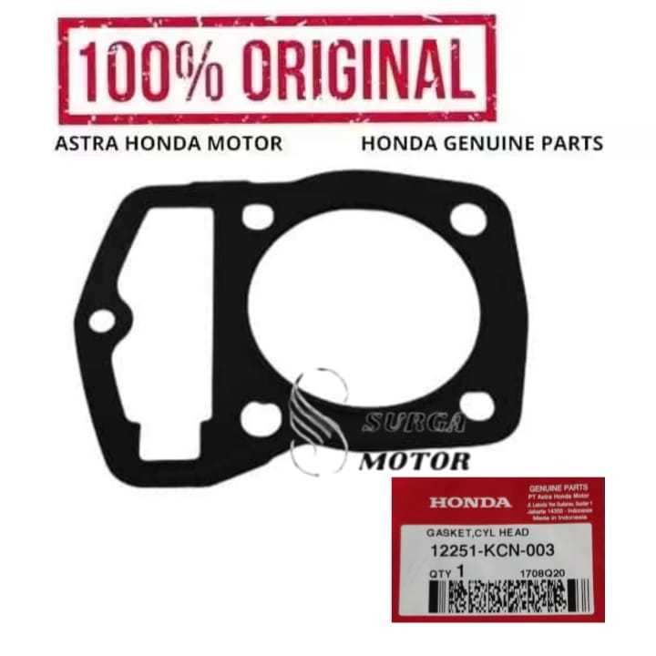Paking Blok Mesin Gasket Silinder Cylinder Head Motor Honda Tiger 12251KCN003 12251-KCN-003 Gasket C