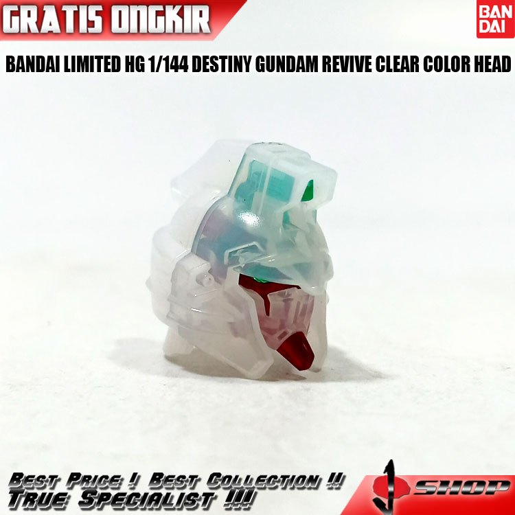 BANDAI LIMITED HG 1/144 DESTINY GUNDAM REVIVE CLEAR COLOR HEAD LTDHG529