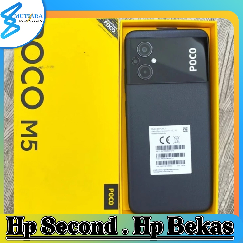 Xiaomi Poco M5 Ram 4/64GB | Ram 4/128GB Bekas Original Flasher Store