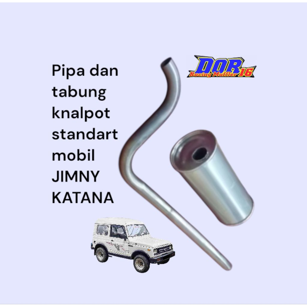 pipa dan tabung knalpot standart mobil JIMNY KATANA