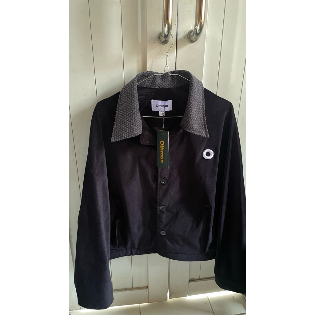 Othman — Midnight Weave Short Jacket
