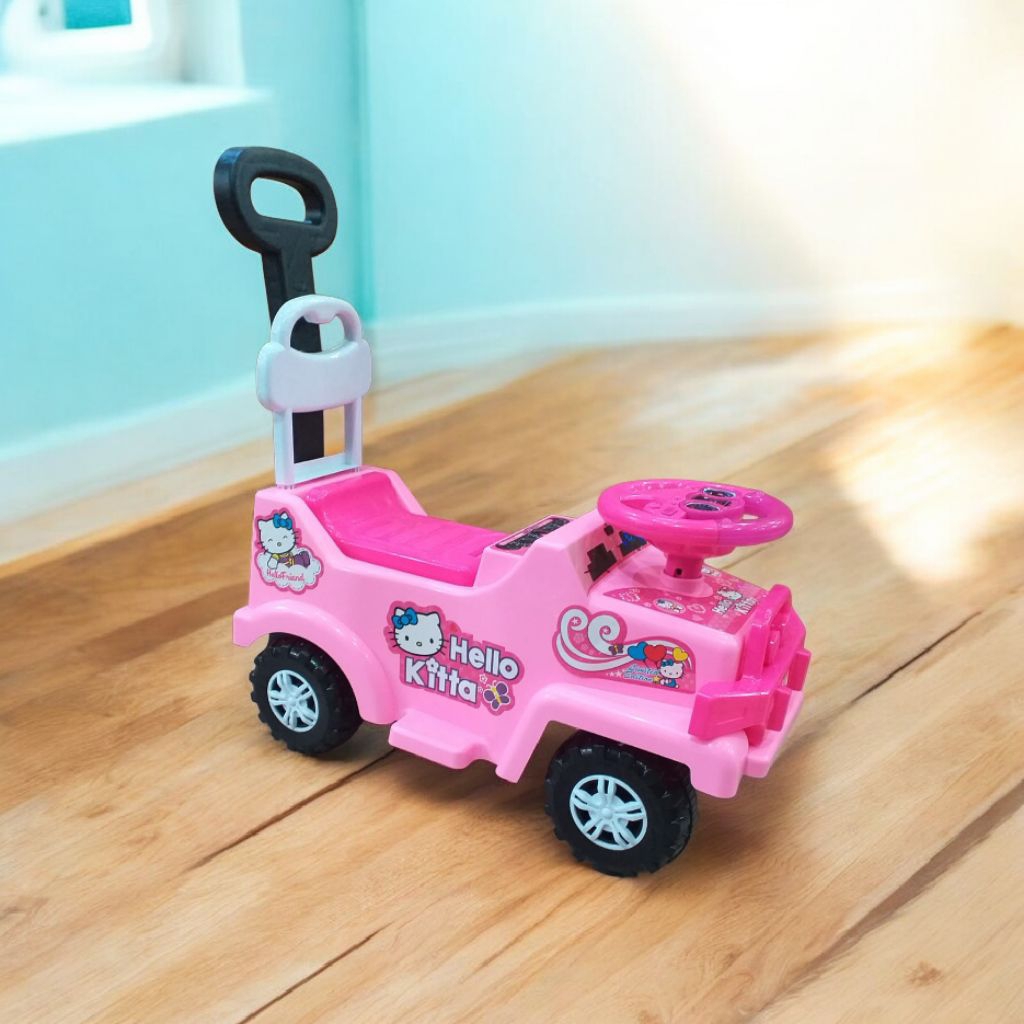 Mobilan Dorong Anak Perempuan / Mobilan duduk dengan Musik