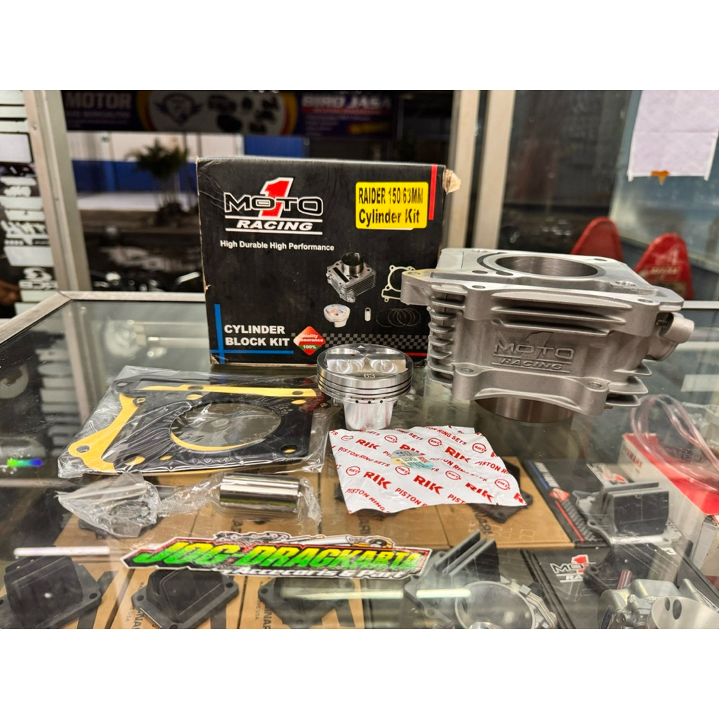 BLOK CYLINDER BLOK MOTO1 RACING SATRIA F FU 150 KARBU KARBURATOR 63MM ORIGINAL MOTO1