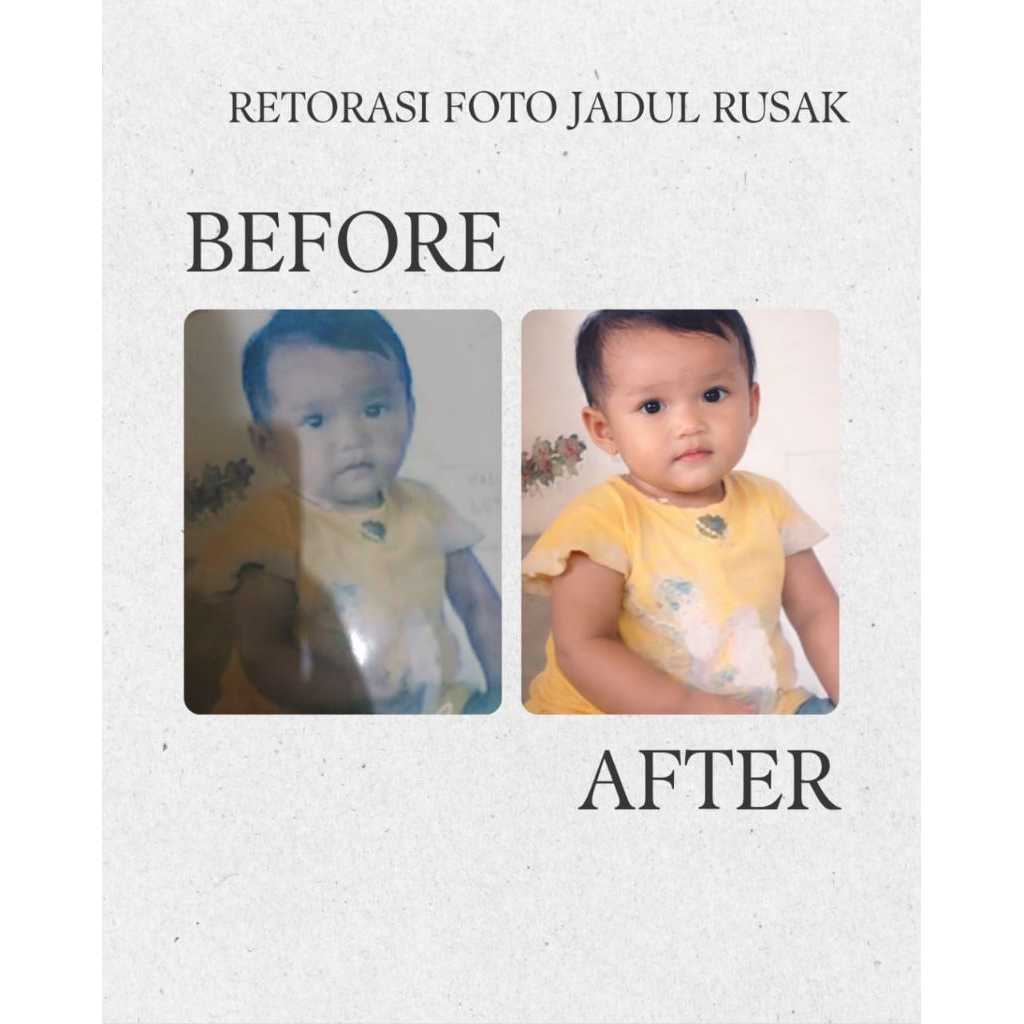 Edit Foto Jadul Rusak