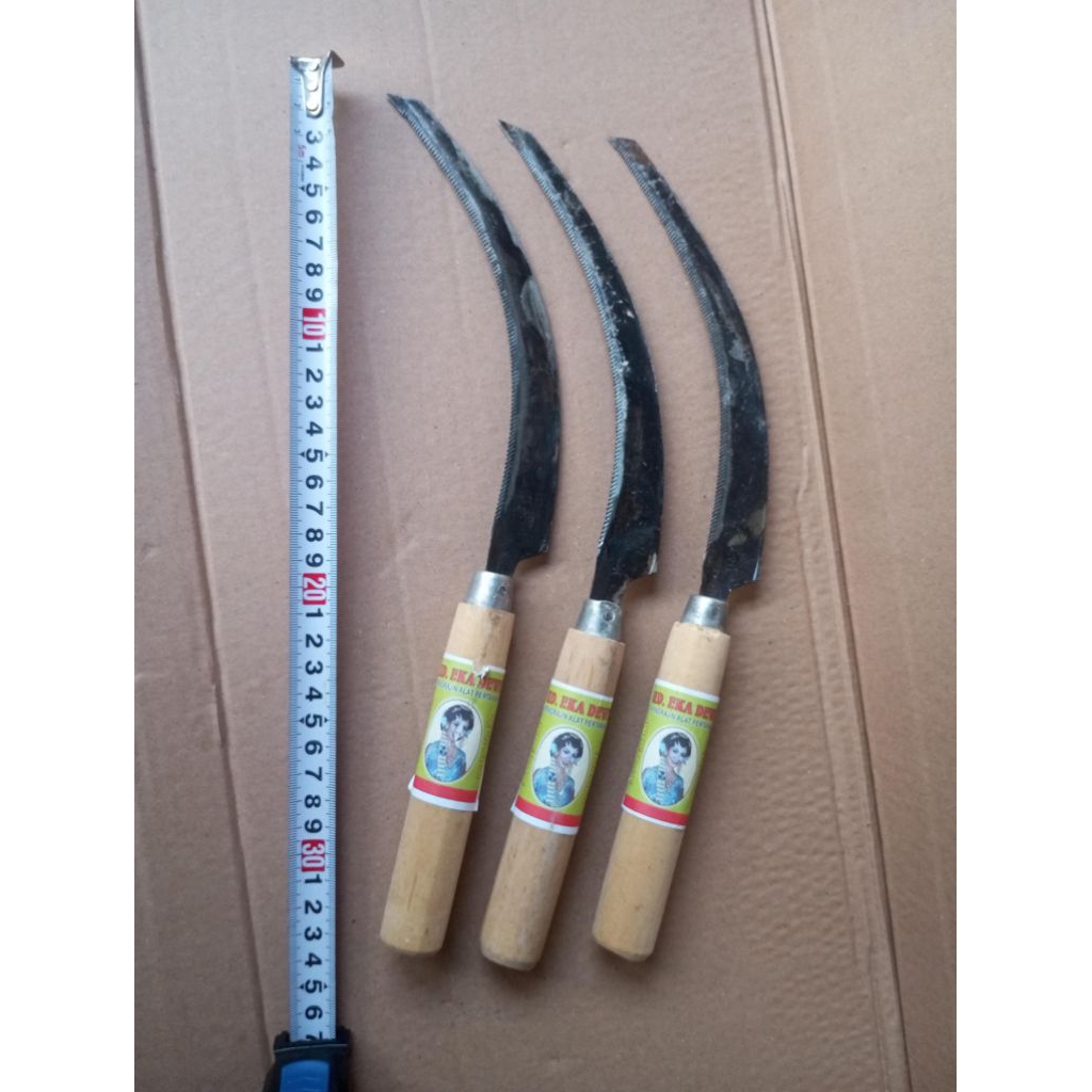 Alat Panen Padi Manual / Arit padi gerigi 33cm UD eka dewi