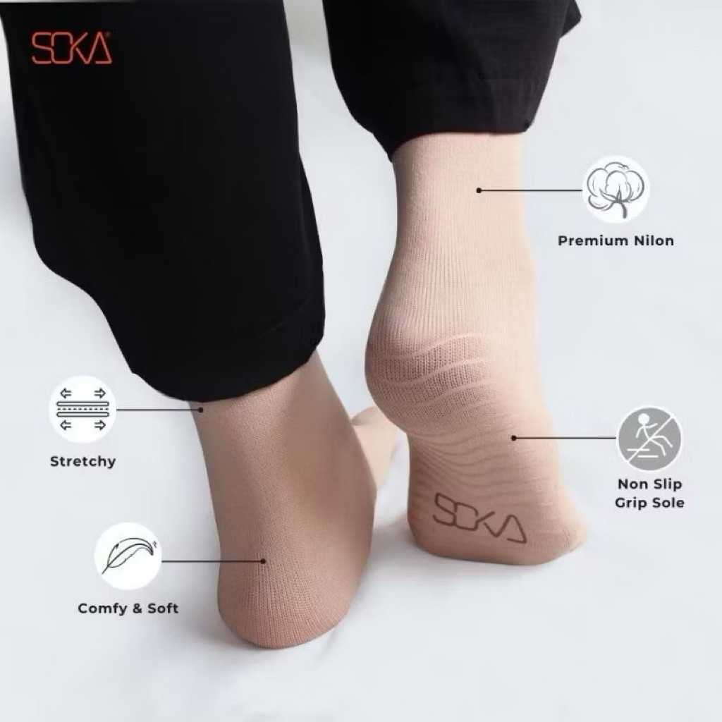 Kaos kaki soka jempol anti slip premium/Soka anti slip