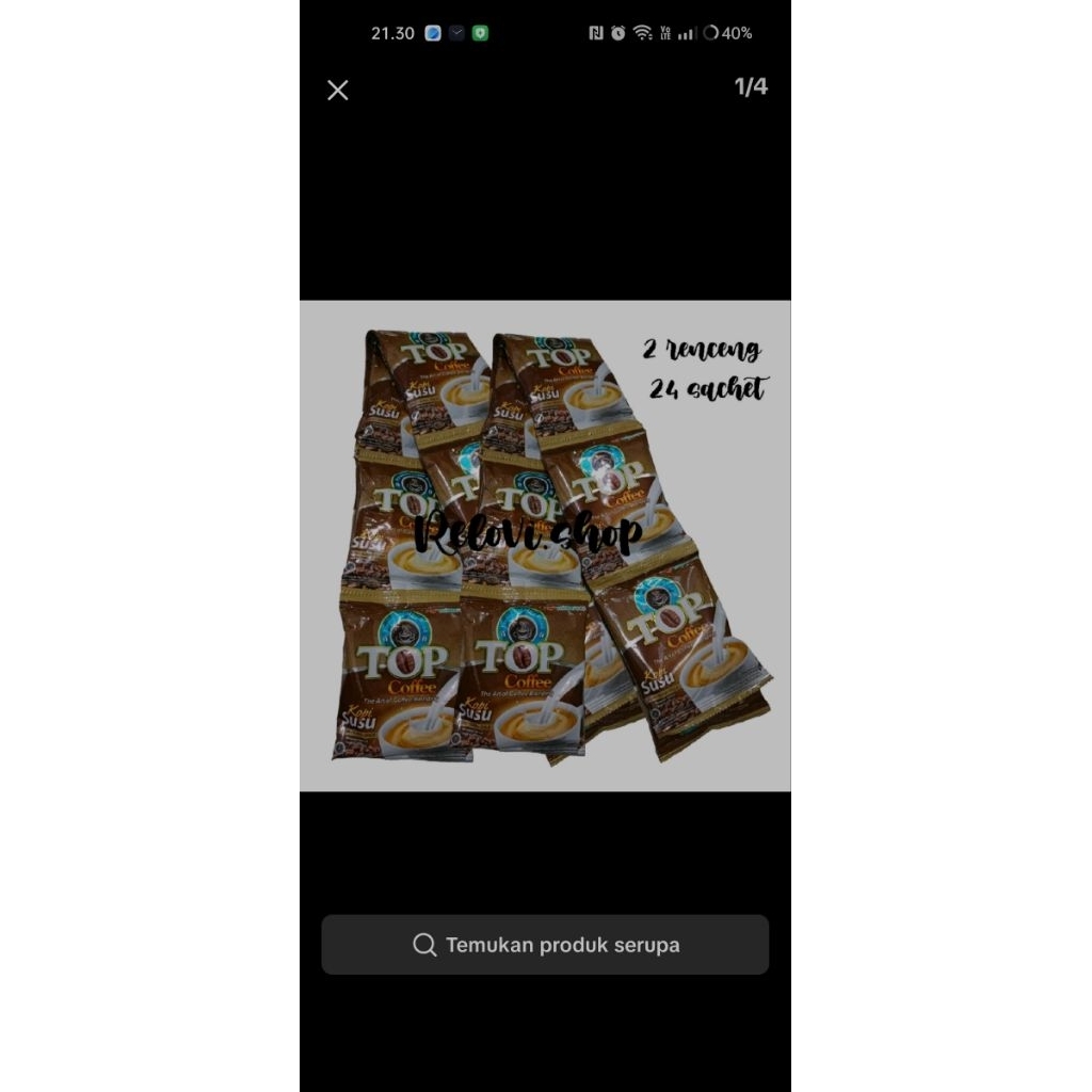 top kopi susu 1renceng