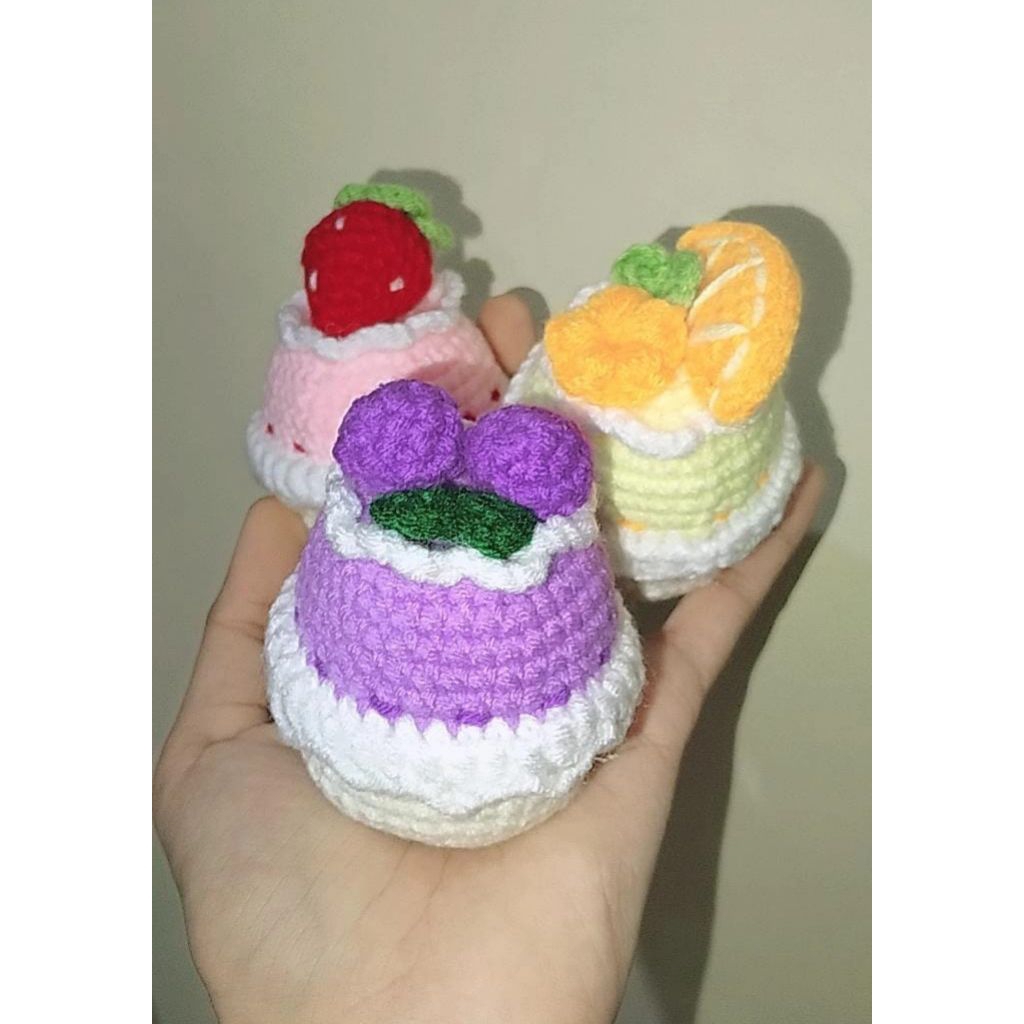amigurumi cupcake || keychain cupcake rajut