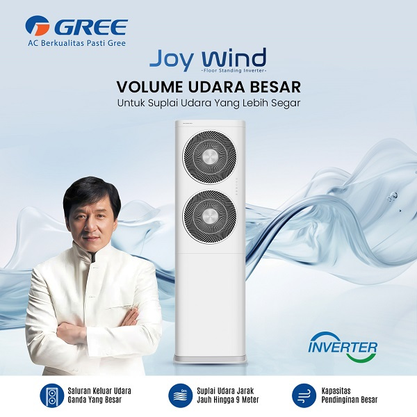 AC GREE GVC-48JOYWIND Floor Standing 5 PK 1 Phase Inverter Series