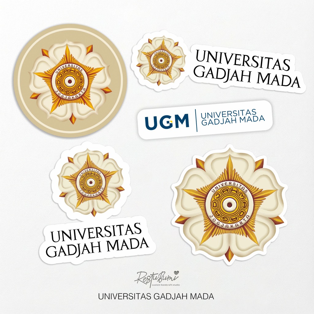 Stiker UGM Vinyl Glossy Die Cut