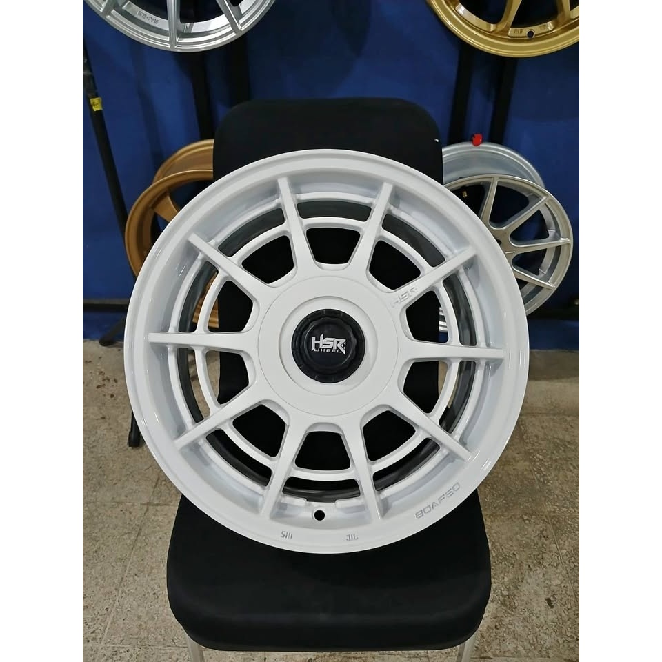 Velg Racing  Ring16 Hsr Boafeo Warna Frost White Awet Berkwalitas Murah