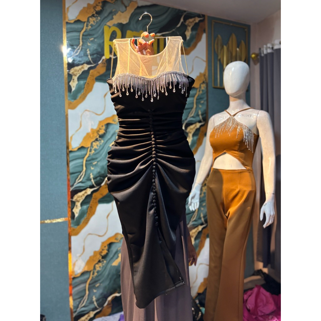 Baju penyanyi Gaun penyanyi baju singer Gaun singer Dress Singer Dress Sexy Dress Penyanyi Baju nyan