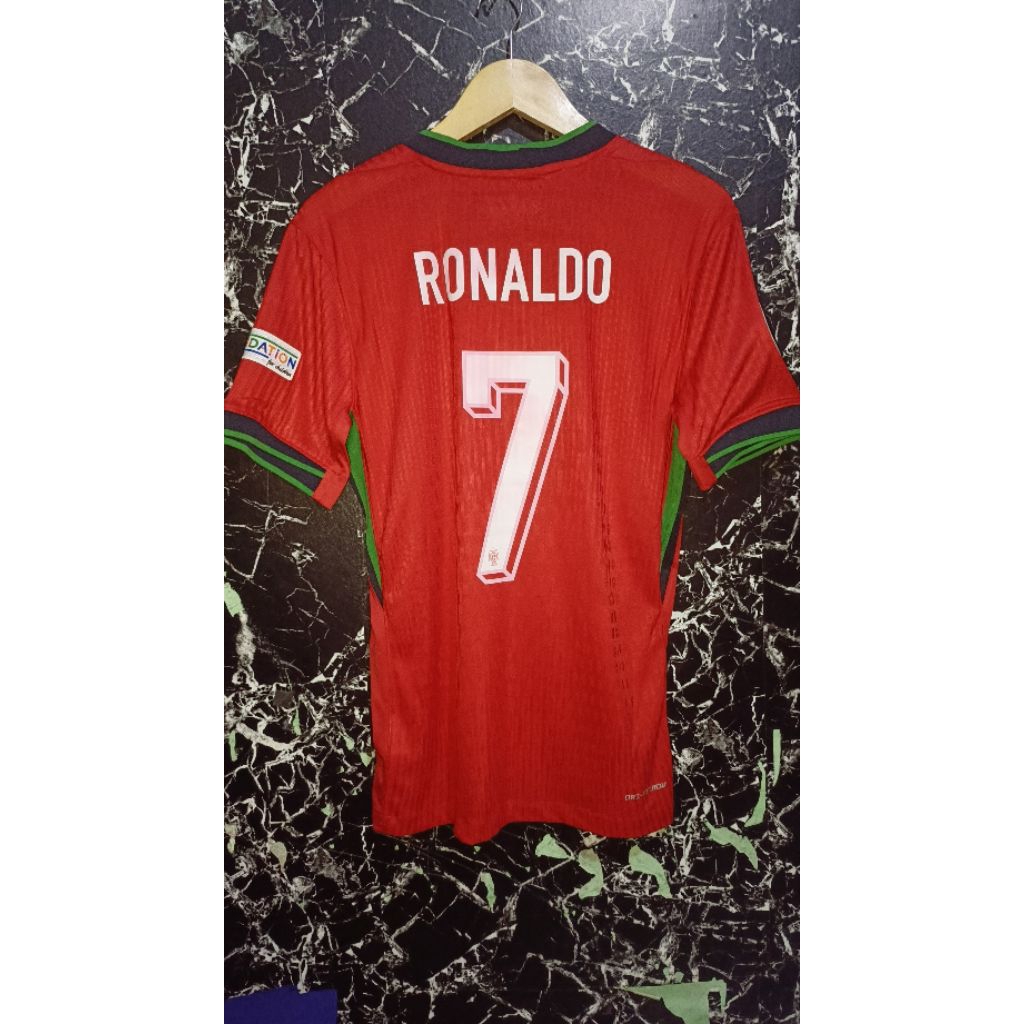 PORTUGAL HOME 2024 RONALDO SIZE M PLAYER ISSUE