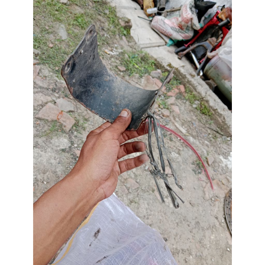 bracket slebor depan ninja r ninja rr original copotan