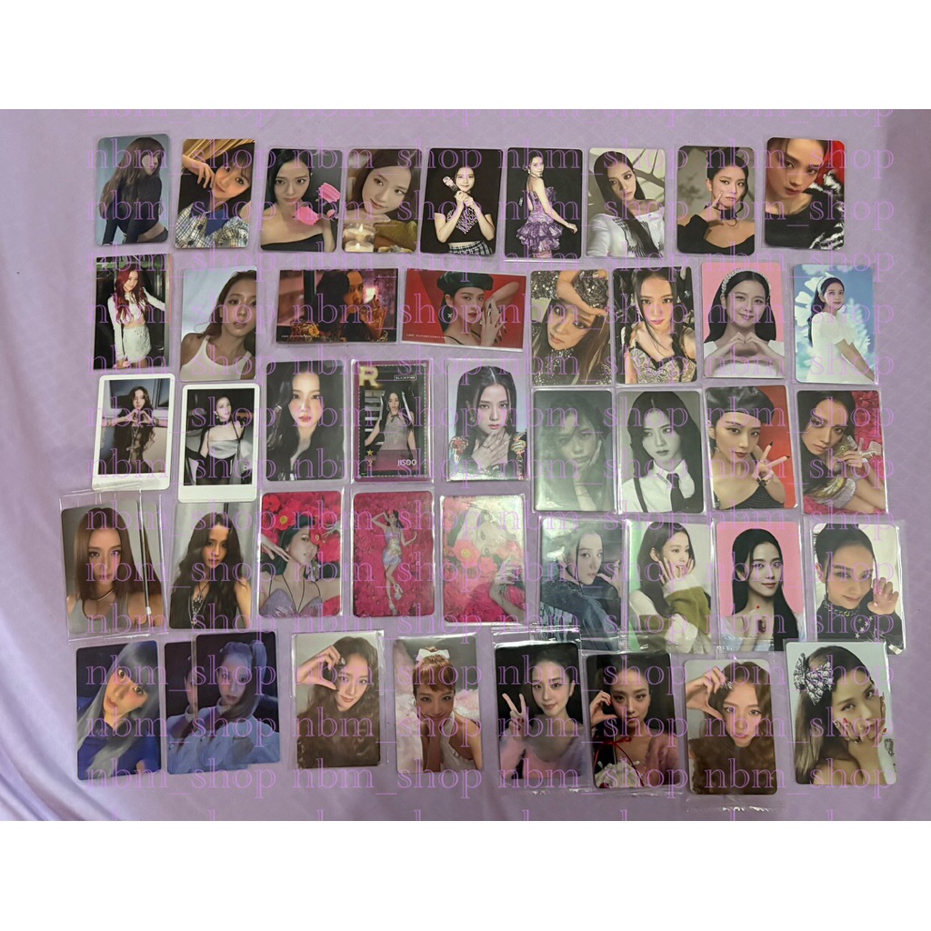 (BOLEH NEGO) READY STOCK PHOTOCARD JISOO BLACKPINK AMORTAGE BORNPINK BROADCAST DIORSOO HD RARE