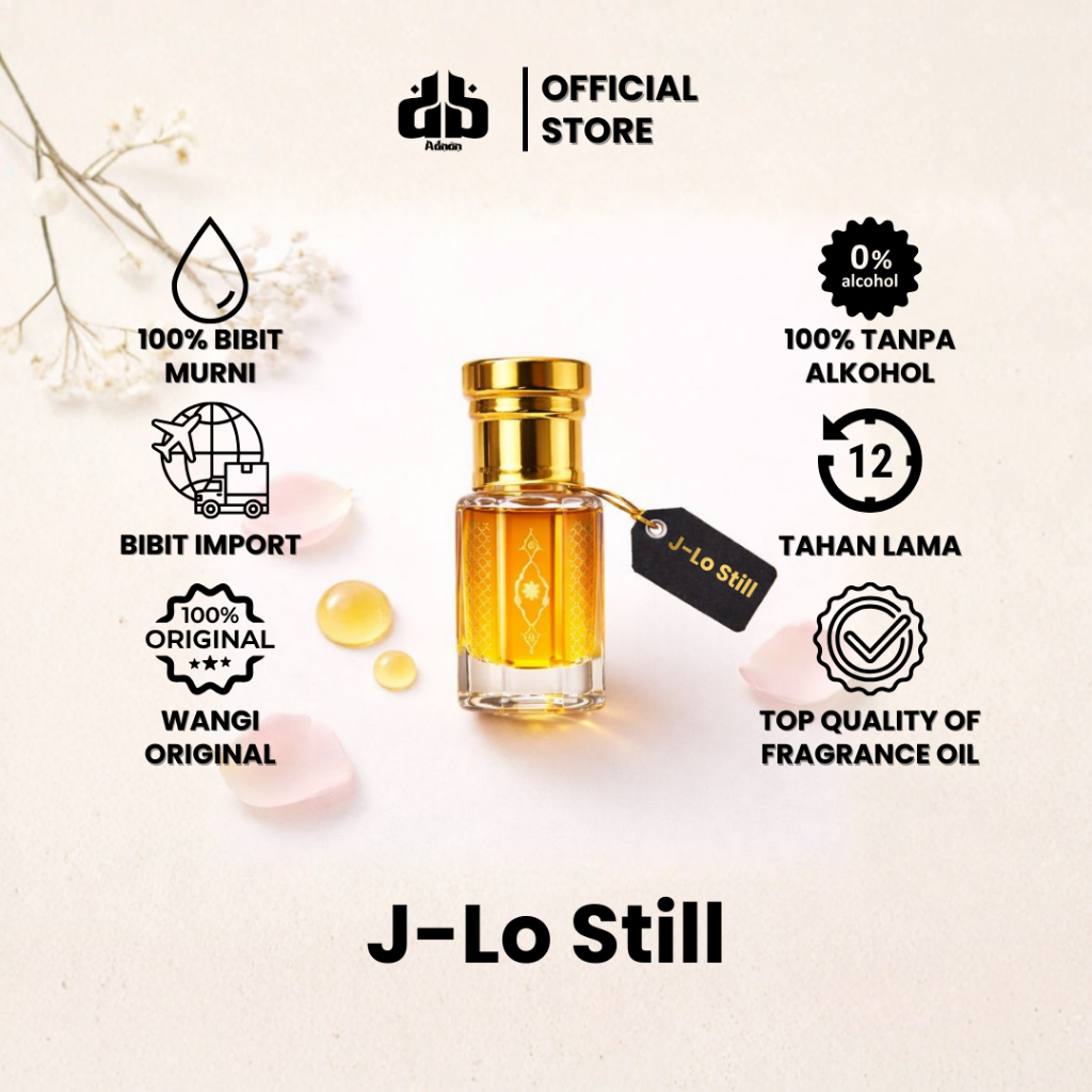 Parfum J-LO STILL W Bibit Murni Tahan Lama Extrait De Parfum Non Alkohol